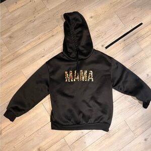 SHEIN Black mama hoodie